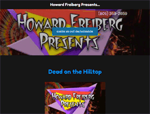 Tablet Screenshot of howardpresents.com